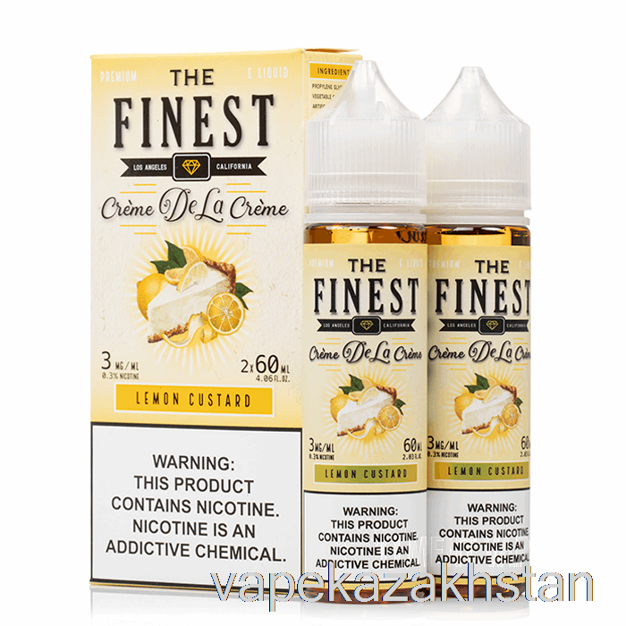 Vape Kazakhstan Lemon Custard - The Finest Cr